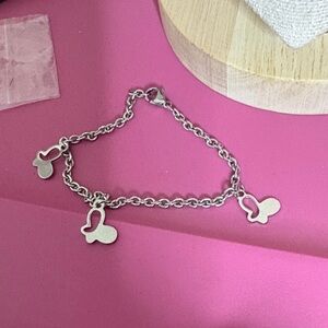Silver Heart Charm Bracelet